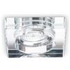 Ideal Lux BLUES FARETTO INASSO IN VETRO TRASPARENTE ATTACCO GU10 QUADRATO 9X9CM