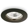 Ideal Lux JAZZ FARETTO DA INCASSO NERO 1 LUCE ATTACCO GU10 D.7,3CM