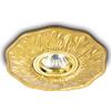 Ideal Lux POLKA FARETTO DA IN CASSO IN ALLUMINIO OTTONE DECORATO 1 LUCE ATTACCO GU10