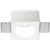 Ideal Lux SAMBA ROUND FARETTO DA INCASSO 1 LUCE ATTACCO GU10 7,8X7,8CM IN GESSO BIANCO