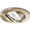 Ideal Lux SWING FARETTO ORIENTABILE 45° 1 LUCE ATTACCO GU10 BRUNITO D.8,2CM