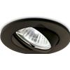 Ideal Lux SWING FARETTO ORIENTABILE 45° 1 LUCE ATTACCO GU10 NERO D.8,2CM