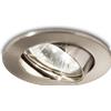 Ideal Lux SWING FARETTO ORIENTABILE 45° 1 LUCE ATTACCO GU10 NICKEL D.8,2CM