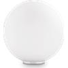 Ideal Lux MAPA LAMPADA DA TAVOLO SFERA BIANCA ACIDATA 1 LUCE ATTACCO E27 H.32CM