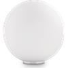Ideal Lux MAPA LAMPADA DA TAVOLO SFERA BIANCA ACIDATA 1 LUCE ATTACCO E27 H.42CM