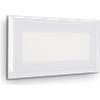 Ideal Lux INDIO SEGNAPASSI DA PARETE AD INCASSO IN ALLUMINIO E VETRO IP65 BIANCO LED 3000K 8W 920 lm