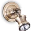 Ideal Lux BARBER APPLIQUE 1 LUCE ATTACCO GU10 BRUNITO ORIENTABILE