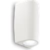 Ideal Lux KEOPE APPLIQUE PER ESTERNI IP55 1 LUCE ATTCCO GU10 LAMPADINA INCLUSA BIANCO