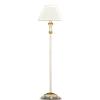 Ideal Lux FIRENZE LAMPADA DA TERRA BIANCA E FOGLIA ORO CON PARALUME 1 LUCE ATTACCO E27