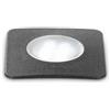 Ideal Lux WAY SQUARE SEGNAPASSI IP67 1 LUCE ATTACCO GU10 NERO 9CM FASCIO LUMINOSO WIDE