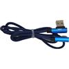 CAVO USB TIPO-C 1M ATTACCO LATERALE ENIVOITECH - JEANS BLU