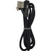 CAVO USB TIPO-C 1M ATTACCO LATERALE ENIVOITECH - JEANS NERO