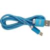 CAVO USB TIPO-C 1M ENIVOITECH - NYLON AZZURRO