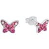 Prinzessin Lillifee Ragazze Bambini Orecchini Farfalla Borchie Argento, Fornito in Confezione Regalo Gioiello, 2034006