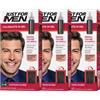 Just For Men Colorante In Gel, Tinta Semipermanente Per Capelli Uomo, Senza Ammoniaca, Con Cheratina E Vitamina E Per Capelli Forti, Colore Castano Scuro, H45 (3 Pack)