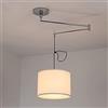 B·LED BARCELONA LED Lampada a sospensione a soffitto articolata Neck E27 con braccio orientabile