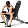 JOROTO MD80 Panca Pesi Regolabile - Panca Palestra Con Carico Totale Di 450 Kg, Esercizi Su Panca Verticale, Inclinata, Inclinata e Piana