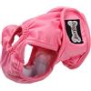 BePetMia Pannolini Lavabili per Cani Femmine, Mutande Riutilizzabili per Cani in Calore, Pannolini Assorbenti Igienici Ecologici (Rosa, M: 28-40cm)