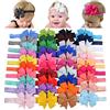 choicbaby 40pcs fasce grosgrain nastro fiocchi per capelli 3 accessori per neonati bambino