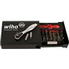 Wiha 71988 - Set di punte di sicurezza con mini cricchetto, 39 pezzi, colore: Argento