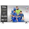 TCL 43C641, TV QLED 43", 4K Ultra HD, Google TV (Dolby Vision & Atmos, Motion clarity, Controllo vocale hands-free, compatibile con Google assistant & Alexa)