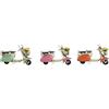 DKD Home Decor Veicolo della marca Moto Vintage (11,5 x 6 x 8 cm) (3 Pezzi) (Riferimento: S3024310)