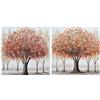DKD Home Decor Quadro albero (60 x 3 x 60 cm) (2 pz)