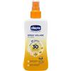 Chicco Protezione Solare Latte Spray Per Bambini SPF 30+ 150 ml