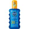 Nivea Sun Spray Protect&Dry Touch Crema Solare Trasparente SPF30 Per Sportivi 200 ml