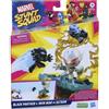 HASBRO F7834 AVENGERS STUNT SQUAD BLACK PANTHER & IRON MAN VS ULTRON