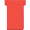 NOBO Schede a T dim 2 100pz - Rosso - 2002003