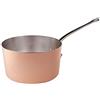 Baldassare Agnelli Pentole Agnelli ALCU105F24 Casseruola Alta di Rame Stagnato con 1 Manico, 24 cm