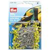 Prym 29153 Spilli con Testa di Vetro, Antiruggine, 20 g, Dimensioni: 43 x 0,60 mm, Giallo