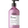 L'Oréal Professionnel Liss Unlimited Professional Shampoo 500 ml shampoo lisciante per i capelli ribelli per donna