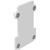 Ideal Lux EGO RECESSED TESTATA CHIUSURA SENZA FORO L 36 x H 4 x P 52 mm BIANCO PER SITEMA BINARIO