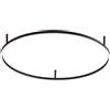 Ideal Lux ORACLE SLIM LAMPADARIO DA SOFFITTO LED SMD 53 W On-Off 5650 lm 3000 K D.90CM NERO