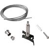 Ideal Lux LINK 3-PHASE TRIMLESS ON-OFF KIT SOSPENSIONE CAVI 3000 mm, 1 Kit x 1000 mm NERO