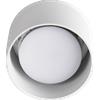 Ideal Lux SPIKE TONDO FARETTO 1 LUCE ATTACCO GX53 LAMPADINA INCLUSA BIANCO
