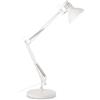 Ideal Lux WALLY LAMPADA DA SCRIVANIA 1 LUCE ATTACCO E27 BIANCO DIFFUSORE ORIENTABILE