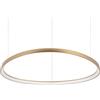 Ideal Lux GEMINI SOSPENSIONE LED 78 W On-Off 8700 lm 3000 K OTTONE 99,5CM