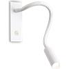 Ideal Lux IO APPLIQUE A PARETE BIANCO FLESSIBILE IN GOMMA LED 3000 K 3W 300 lm BIANCO