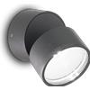 Ideal Lux OMEGA ROUND APPLIQUE DA ESTERNO IP54 LED 7W 560 LM 3000K ANTRACITE