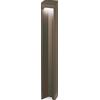 Ideal Lux KURT PALO PER ESTERNI IP54 4000K 1100LM 11W COFFEE H.65CM IN ALLUMINIO E VETRO