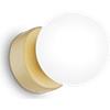 Ideal Lux PERLAGE APPLIQUE A PARETE 1 LUCE ATTACCO G9 LAMPADINA INCLUSA BIANCO