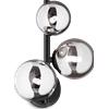 Ideal Lux PERLAGE APPLIQUE A PARETE 3 LUCI ATTACCO G9 LAMPADINA INCLUSA FUME'