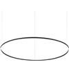 Ideal Lux ORACLE SLIM ROUND SOSPENSIONE LED SMD 83 W 9300 lm 3000 K ON-OFF D.150CM NERO