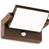 Ideal Lux SWIPE APPLIQUE DA ESTERNO IP54 LED 3000K 21W 2300 lm CON SENSORE MOVIMENTO E CREPUSCOLARE COFFEE