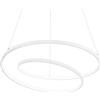 Ideal Lux OZ LAMPADARIO A SOSPENSIONE LED SMD 55 W DALIPush 6100 lm 3000 K D.80CM BIANCO