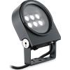 Ideal Lux ULEX PROIETTORE LED SMD OSRAM 15 W 30° 1150 lm 3000 K Lunghezza cavo 2000 mm ALIMENTATORE ON-OFF INCLUSO ANTRACITE