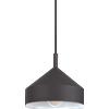 Ideal Lux YURTA LAMPADARIO SOSPESO 1 LUCE ATTACCO E27 NERO 21CM IN METALLO